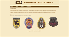 Desktop Screenshot of conrad-industries.com